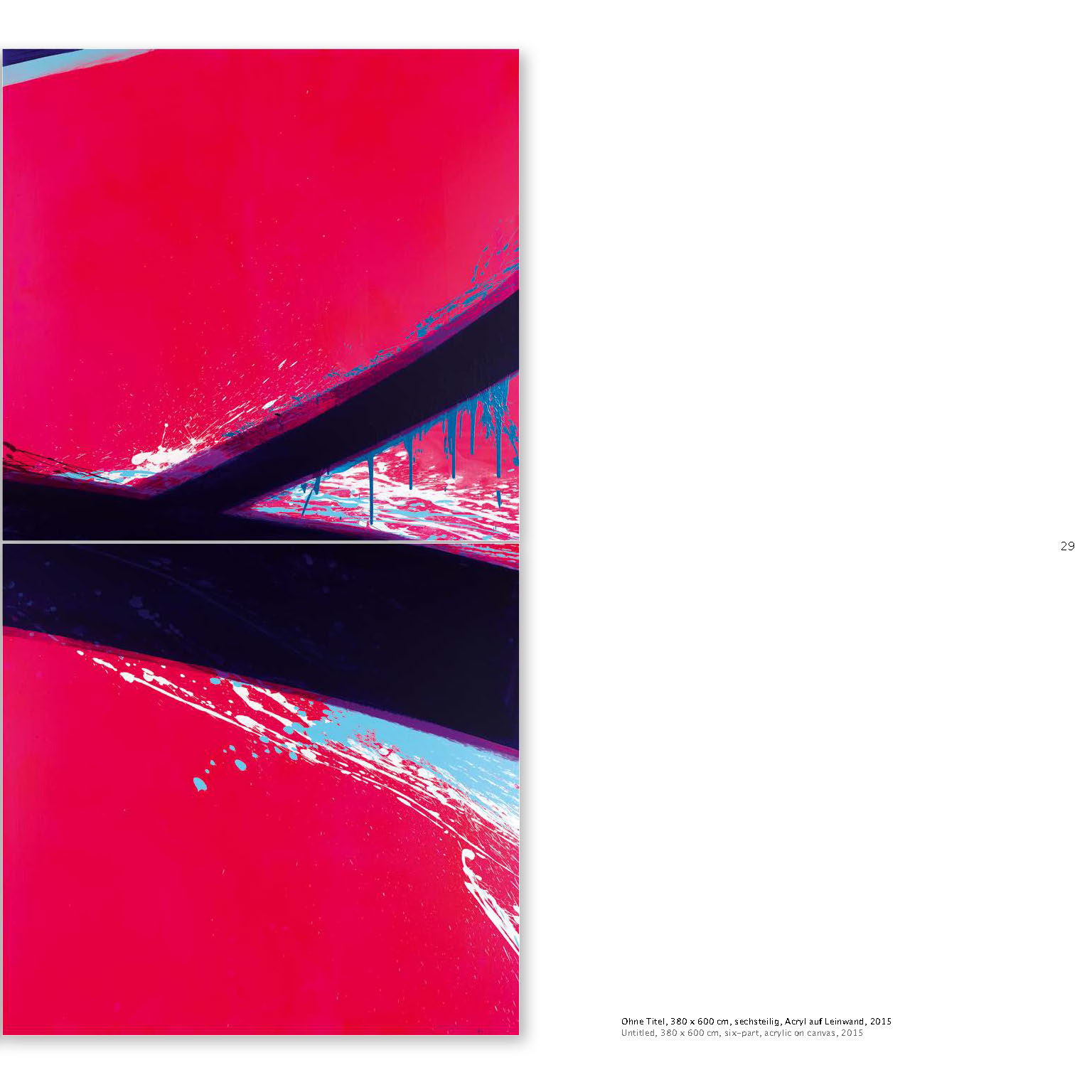 Aatifi Ausstellungskatalog Acryl auf Leinwand 2015